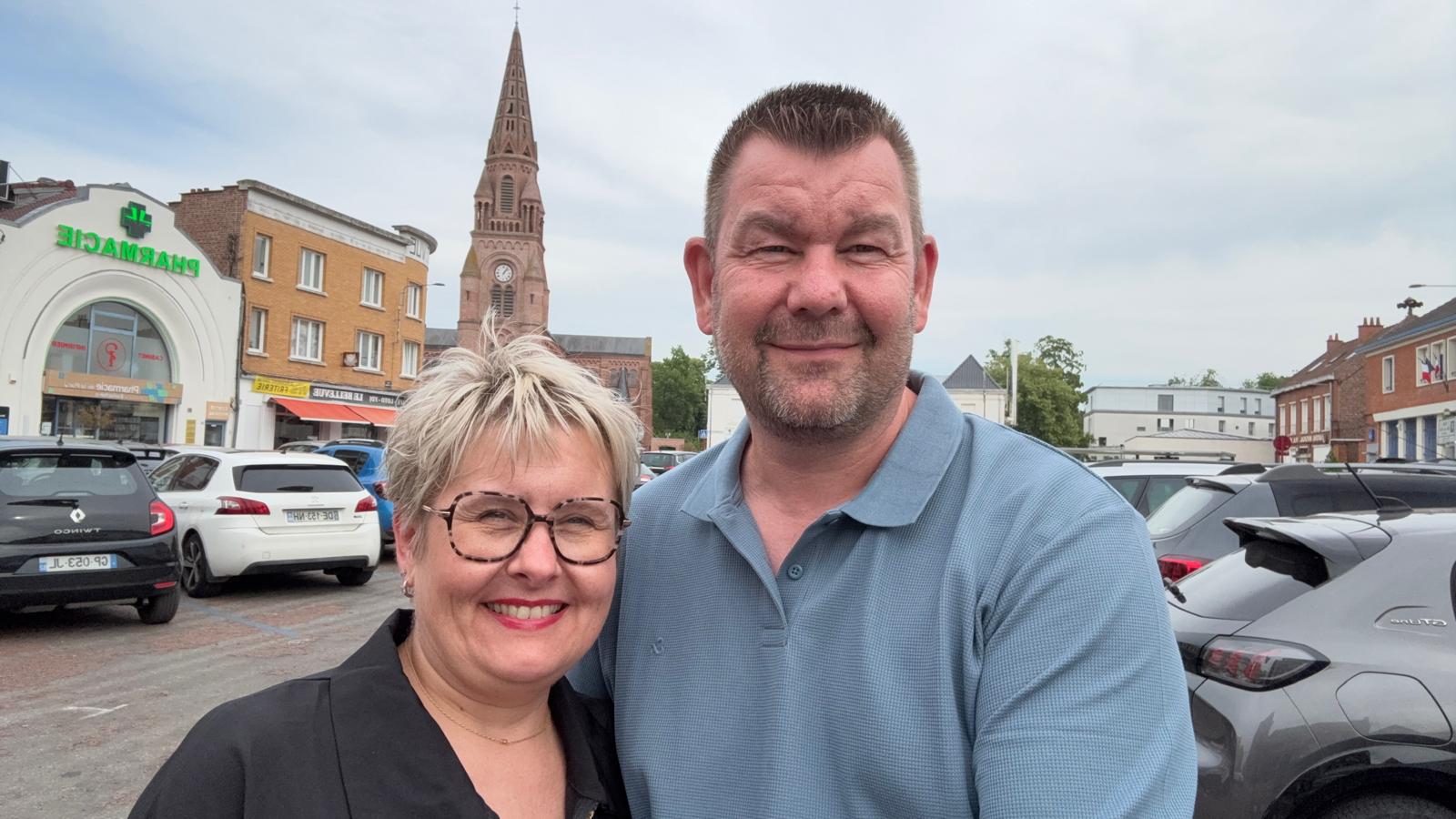 Place de la mairie et église d’Oignies — Frédéric et Christelle Kryszke, Expertimo
